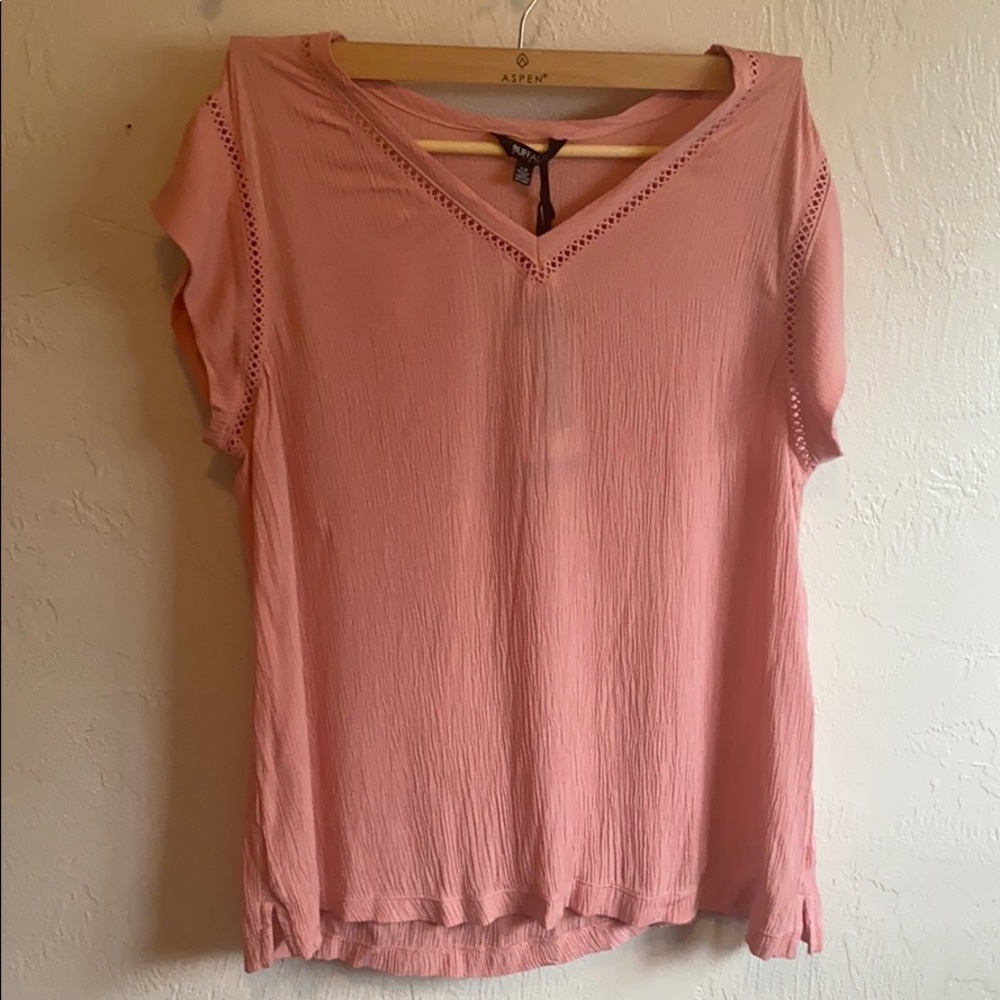 NWT Pink Shirt with Beautiful Details